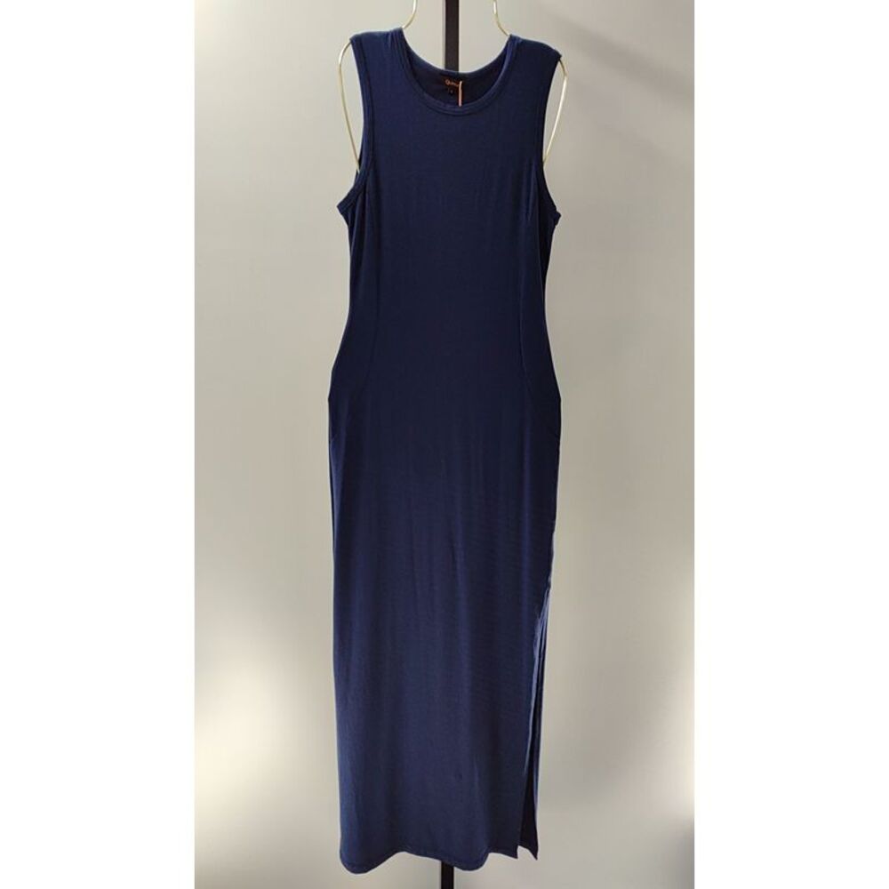 NWT Quince Blue Sleeveless tencle jersey tank  Dress
